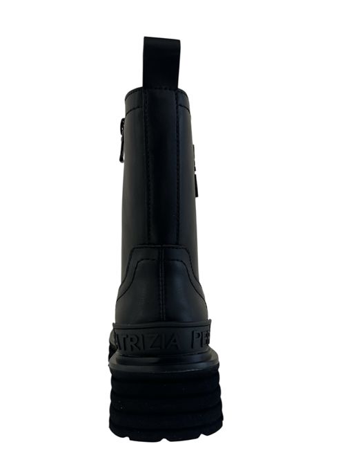 Stivali neri logo PATRIZIA PEPE | PJ979.01NERO